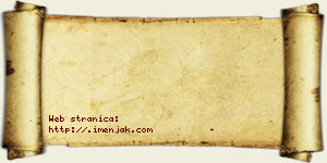 Koča Trnjaković vizit kartica